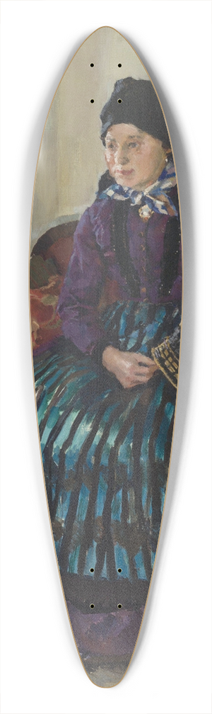 Hermann Groeber - Junge Buerin am Fenster 39.3 inch art pintail longboard deck