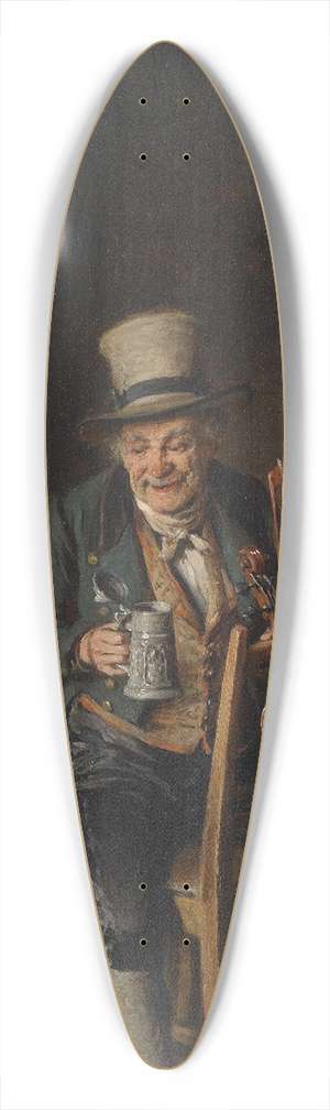 Hermann Kern - Intermezzo 39.3 inch art pintail longboard deck