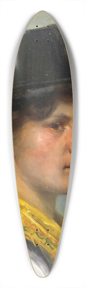 Hermann Lindenschmit - Bauernmdchen in Tracht 39.3 inch art pintail longboard deck