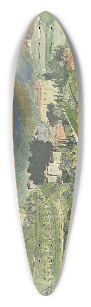 Hermann Lismann - Perugia 39.3 inch art pintail longboard deck