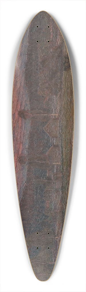 Herman Norrman - Moonlit Landscape 39.3 inch art pintail longboard deck