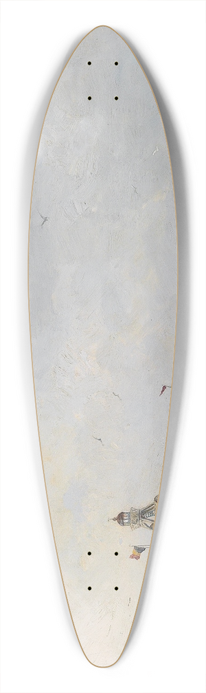 Hermann Ottomar Herzog - Hafen in Ostende 39.3 inch art pintail longboard deck