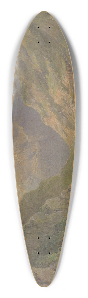 Hermann Ottomar Herzog - Vierwaldstttersee 39.3 inch art pintail longboard deck