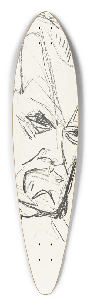 Hermann Scherer - Portrt Otto Rhle 39.3 inch art pintail longboard deck