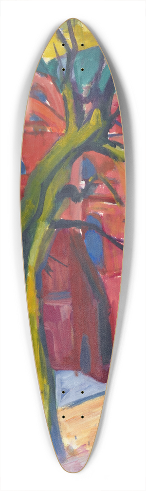 Hermann Scherer - The Pfalz in Basel 39.3 inch art pintail longboard deck