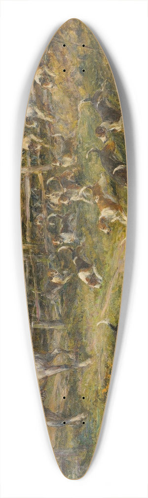 Heywood Hardy - Breaking Cover 39.3 inch art pintail longboard deck