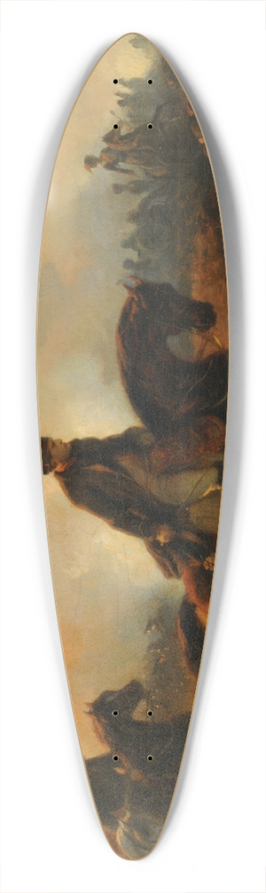 Hippolyte Bellang - Napolen chargeant a Waterloo 39.3 inch art pintail longboard deck