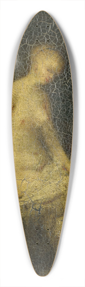 Hippolyte Michaud - Badende vrouw 39.3 inch art pintail longboard deck