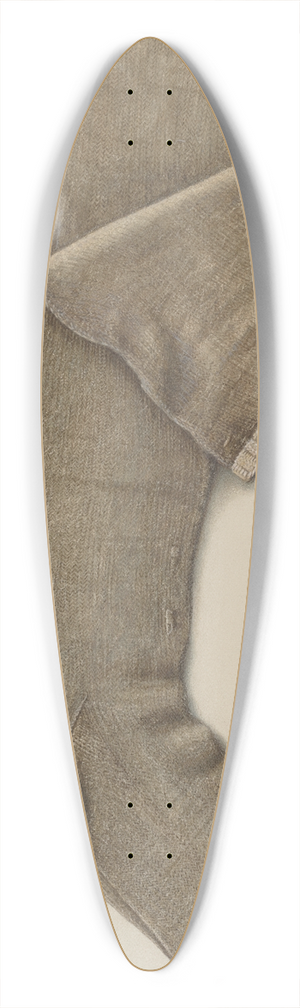 H. Langden Brown - Stockings 39.3 inch art pintail longboard deck