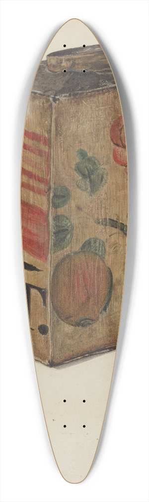 H. Langden Brown - Toleware Canteen 39.3 inch art pintail longboard deck