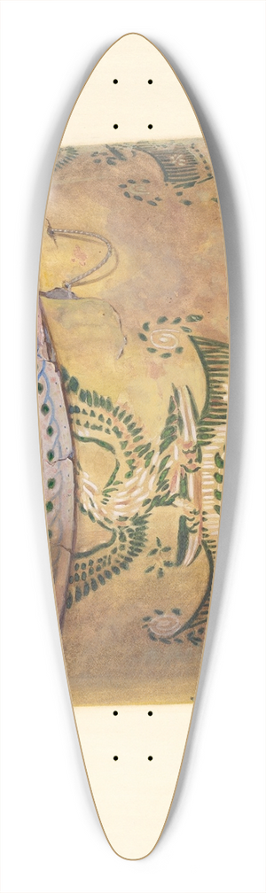 Holger Hansen - Bandbox 39.3 inch art pintail longboard deck