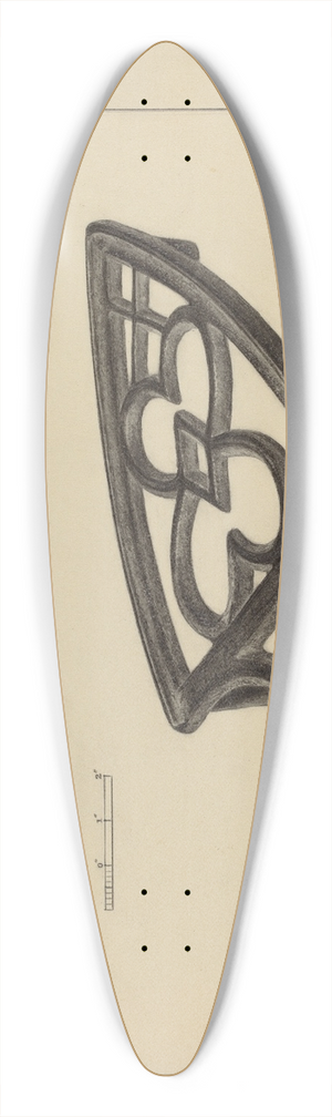 Holger Hansen - Flat Iron Holder 39.3 inch art pintail longboard deck