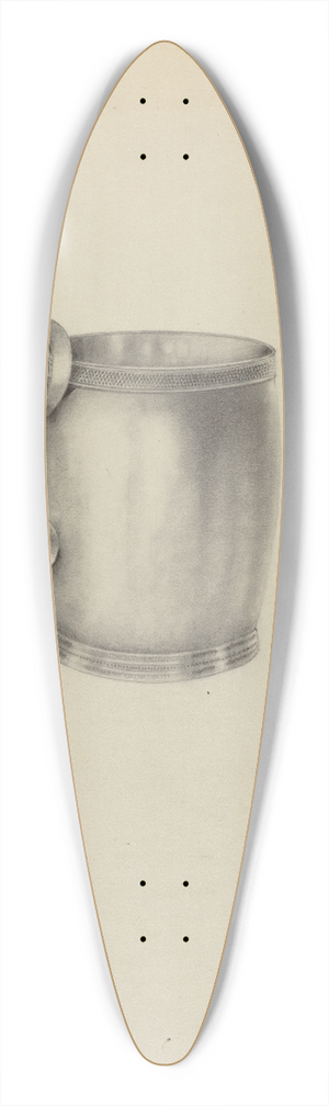 Holger Hansen - Silver Mug 39.3 inch art pintail longboard deck