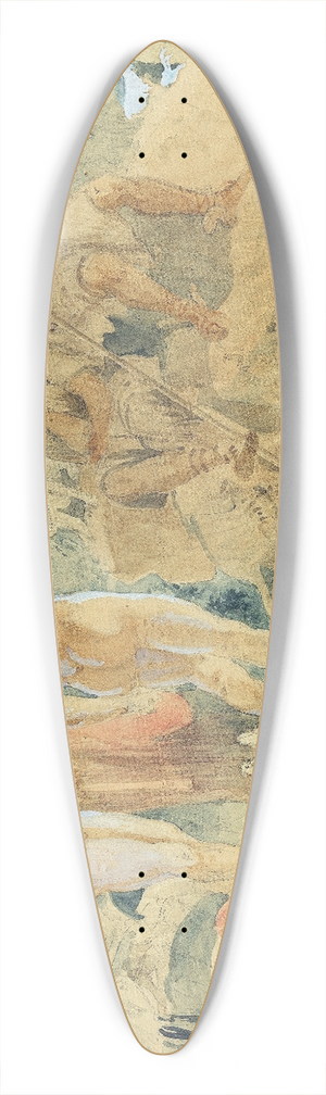 Holger Roed - The Judgment of Paris 39.3 inch art pintail longboard deck
