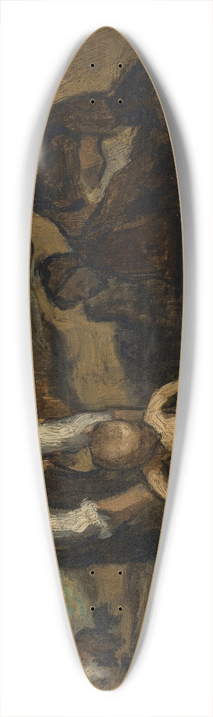 Honor Daumier - Le premier bain 39.3 inch art pintail longboard deck