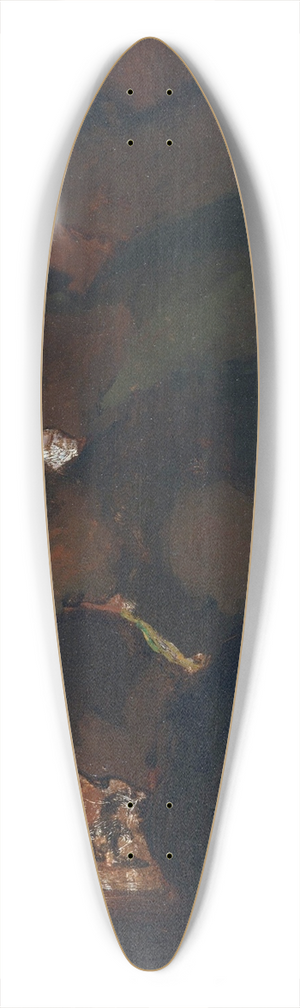 Honor Daumier - Theater Audience 39.3 inch art pintail longboard deck