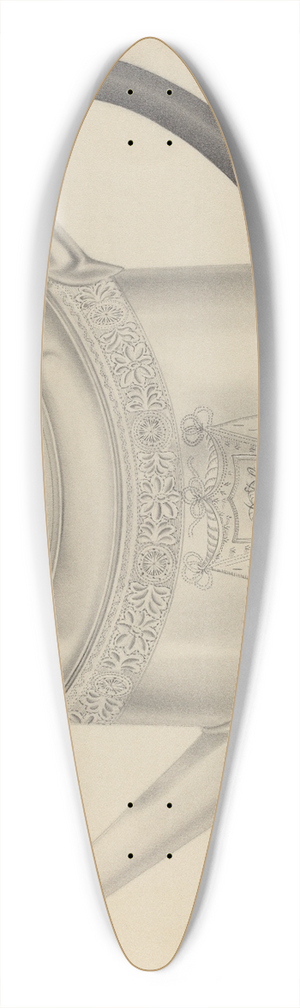Horace Reina - Silver Teapot 39.3 inch art pintail longboard deck