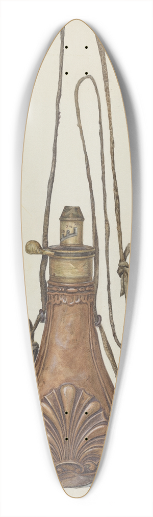 Howell Rosenbaum - Powder Pouch 39.3 inch art pintail longboard deck
