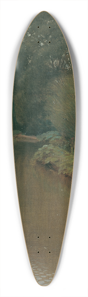 Hubert Landa - An der Thaya 39.3 inch art pintail longboard deck