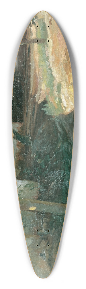 Hubert Landa - Im Zwetschkengarten (Waldviertel) 39.3 inch art pintail longboard deck