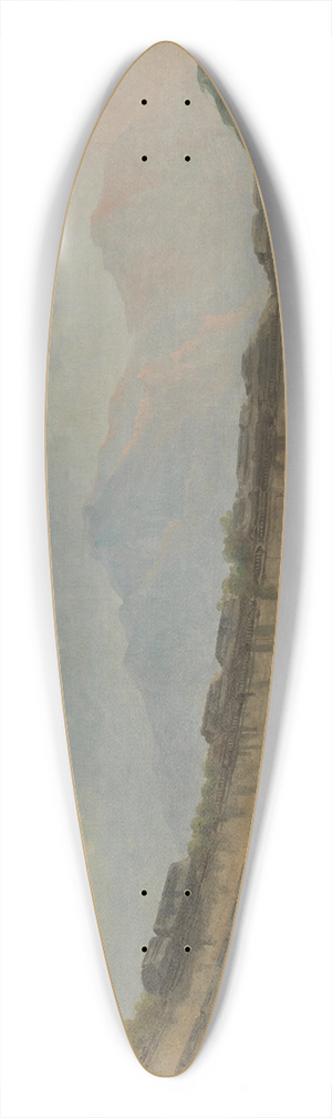 Hubert Robert - A Colonnade in Ruins 39.3 inch art pintail longboard deck