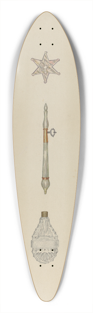 Hugh Clarke - Boudoir Set 39.3 inch art pintail longboard deck