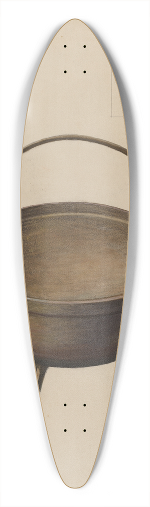 Hugh Clarke - Fireplace Kettle 39.3 inch art pintail longboard deck