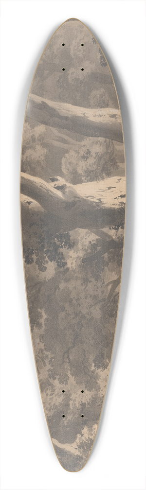 Hugh William Williams - Wychwood Forest 39.3 inch art pintail longboard deck