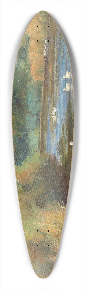 Hugo Darnaut - Enten am Weiher 39.3 inch art pintail longboard deck