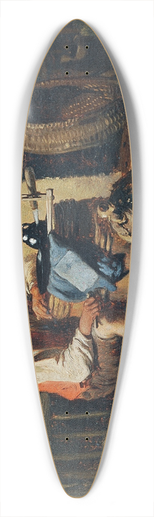 Hugo Kauffmann - In der Scheune 39.3 inch art pintail longboard deck