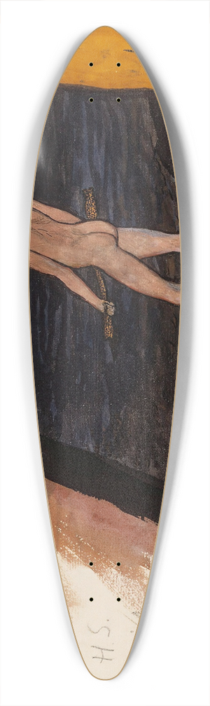 Hugo Simberg - Fantasy 39.3 inch art pintail longboard deck