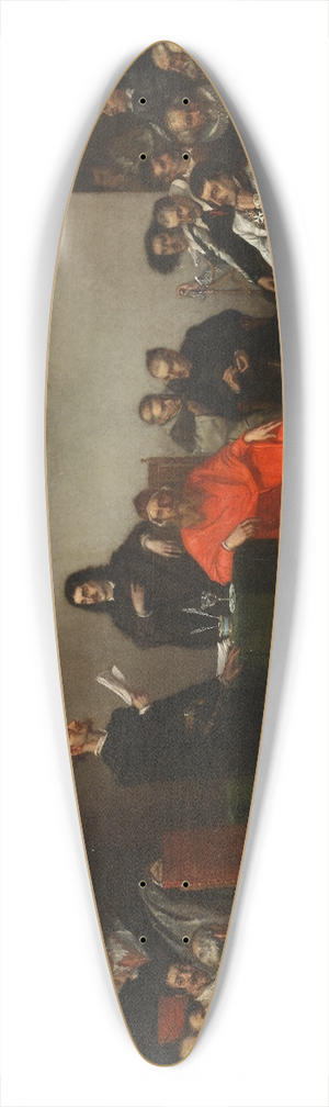 Ignacio Merino - Reading Don Quixote 39.3 inch art pintail longboard deck