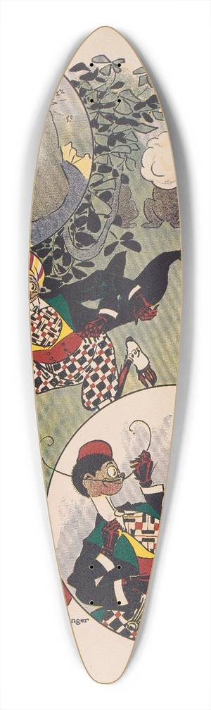 Ike Morgan - The Woggle-Bug book Pl.20 39.3 inch art pintail longboard deck