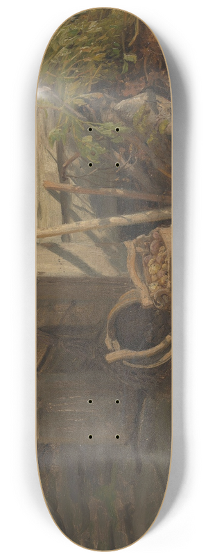Anders Askevold - Study of a Treebucket with Potatoes 8.25 inch art skate deck