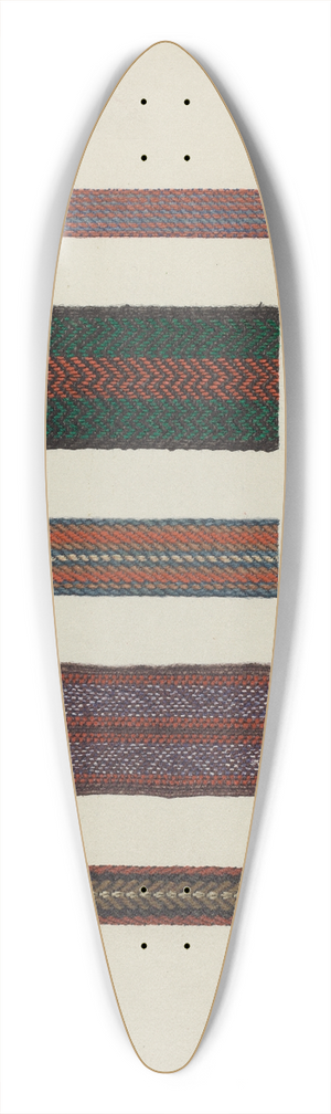 Ingrid Selmer-Larsen - Shaker Rug Bindings 39.3 inch art pintail longboard deck