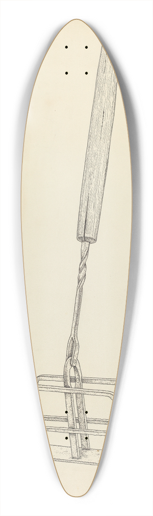Irene Lawson - Toast Rack 39.3 inch art pintail longboard deck