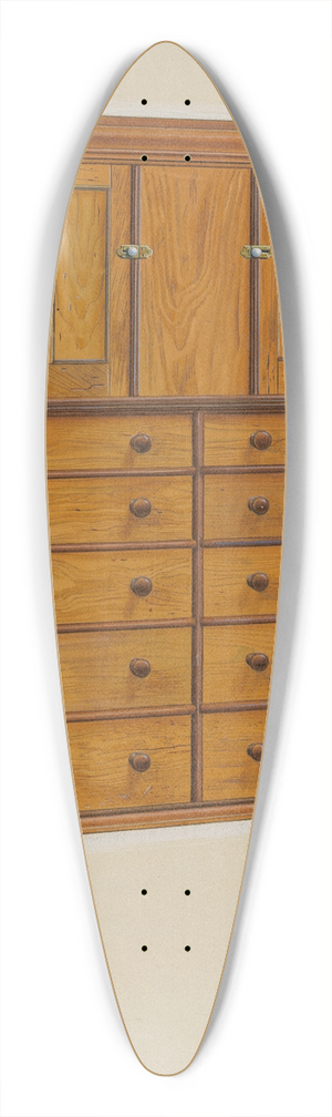 Irving I. Smith - Cabinet with Drawers 39.3 inch art pintail longboard deck