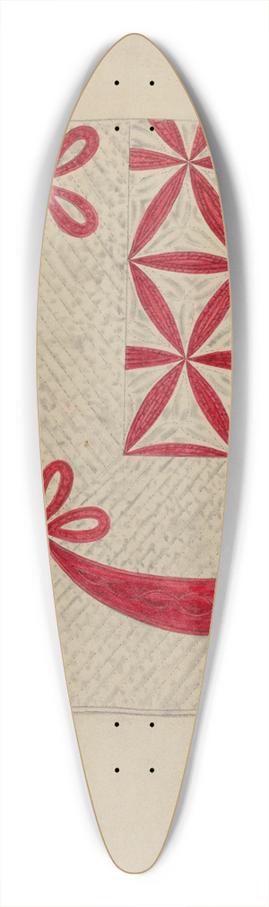 Isabelle De Strange - Bedspread 39.3 inch art pintail longboard deck