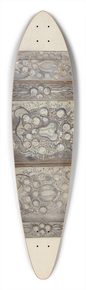 Isadore Goldberg - Cabinet 39.3 inch art pintail longboard deck