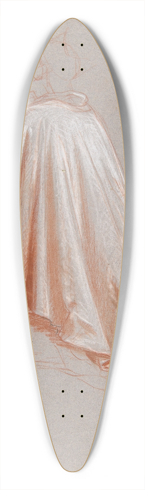 Isidore Pils - Drapery Study for a Bishop 39.3 inch art pintail longboard deck