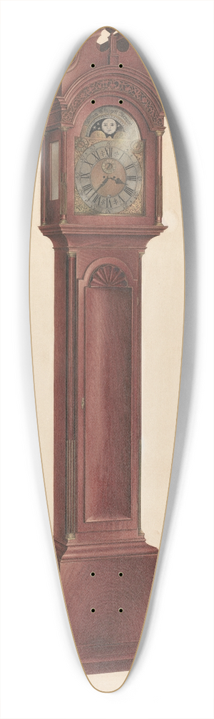 Isidore Sovensky - Clock 39.3 inch art pintail longboard deck