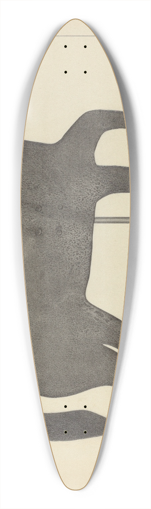 Isidore Sovensky - Weather Vane 39.3 inch art pintail longboard deck