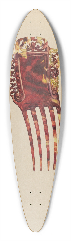 Isidore Steinberg - Comb 39.3 inch art pintail longboard deck