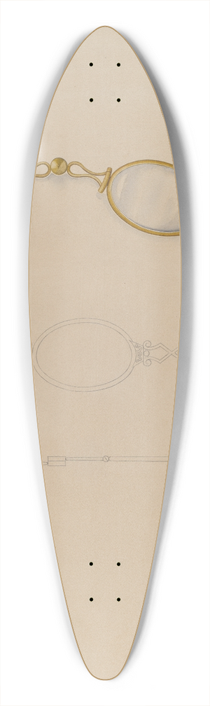 Isidore Steinberg - Lorgnette 39.3 inch art pintail longboard deck
