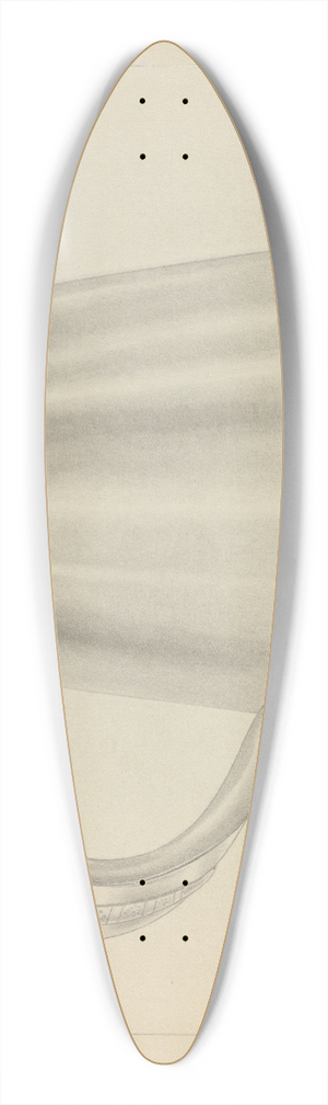 Isidore Steinberg - Silver Tankard 39.3 inch art pintail longboard deck
