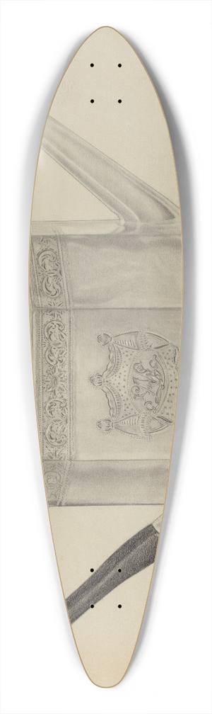 Isidore Steinberg - Silver Teapot and Tray 39.3 inch art pintail longboard deck
