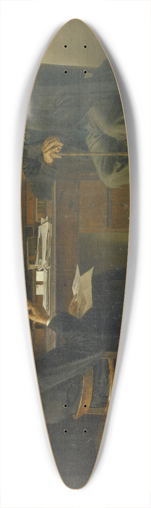 Isidor Kaufmann - Untitled 39.3 inch art pintail longboard deck