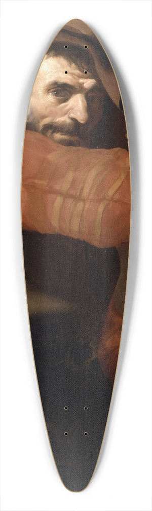 Italian (Neapolitan) - The Locksmith 39.3 inch art pintail longboard deck