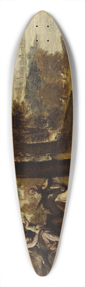 Italian School - The Flight into Egypt 39.3 inch art pintail longboard deck