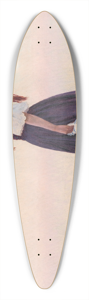 Ivan abota - A girl with a jug 39.3 inch art pintail longboard deck
